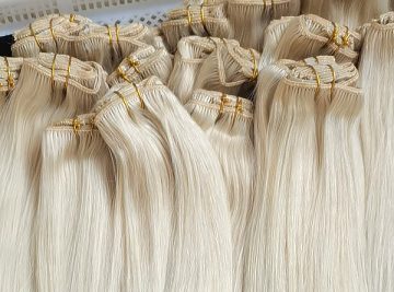human hair clip ins